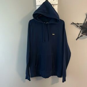 Mens navy blue Under Armour hoodie